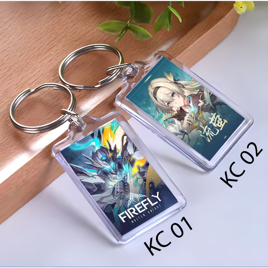 Keychain  FIREFLY HONKAI STAR RAIL - Ganci GAME - Gantungan Kunci -  FIREFLY HONKAI STAR RAIL