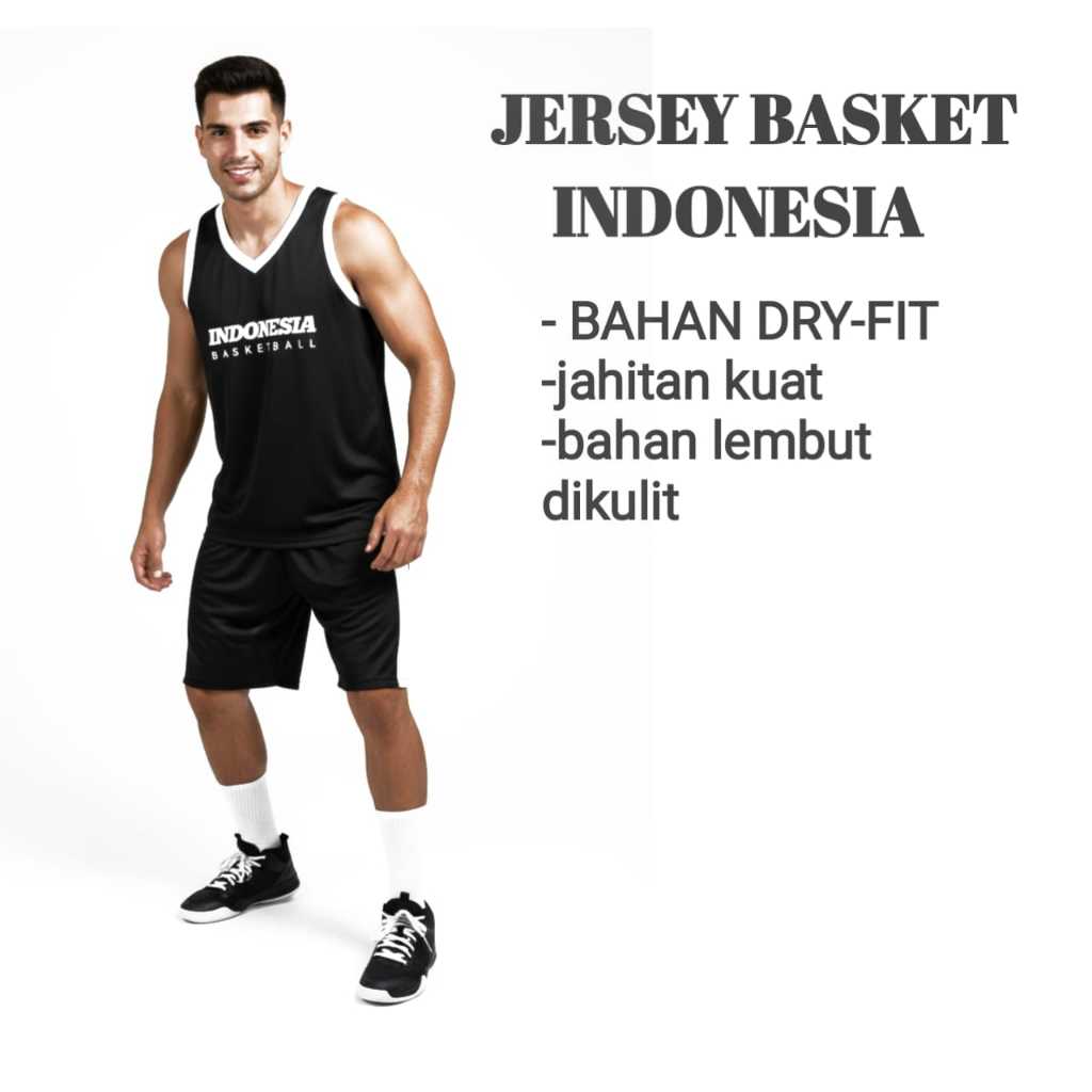 BAJU BASKET PRIA WANITA/SETELAN JERSEY BASKET DRYFIT/SINGLET/LEKBONG
