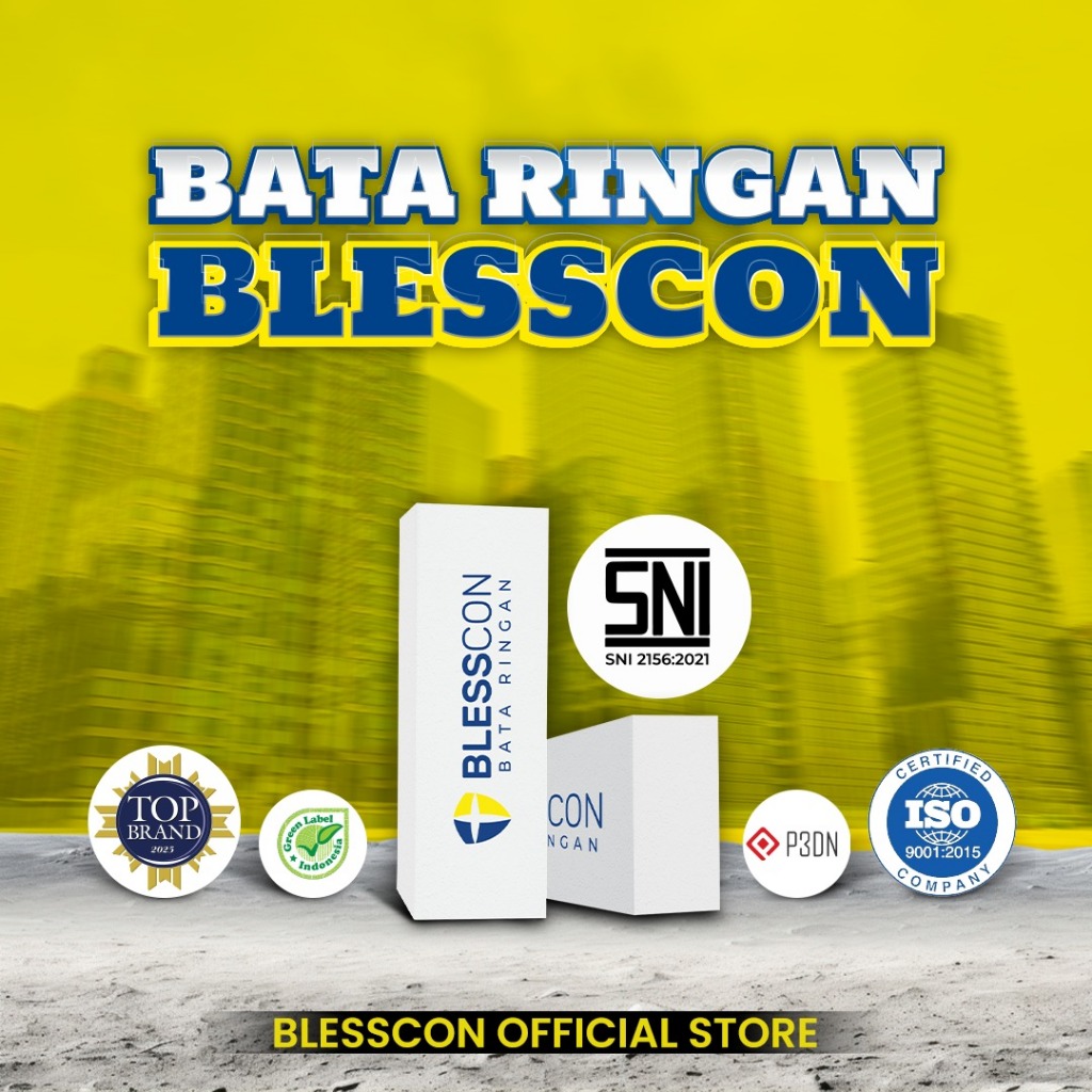 Bata ringan / Hebel BLESSCON SNI 1 DO - NGAWI