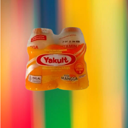 Yakult Minuman Susu Fermentasi Rasa Mangga isi 2 Botol