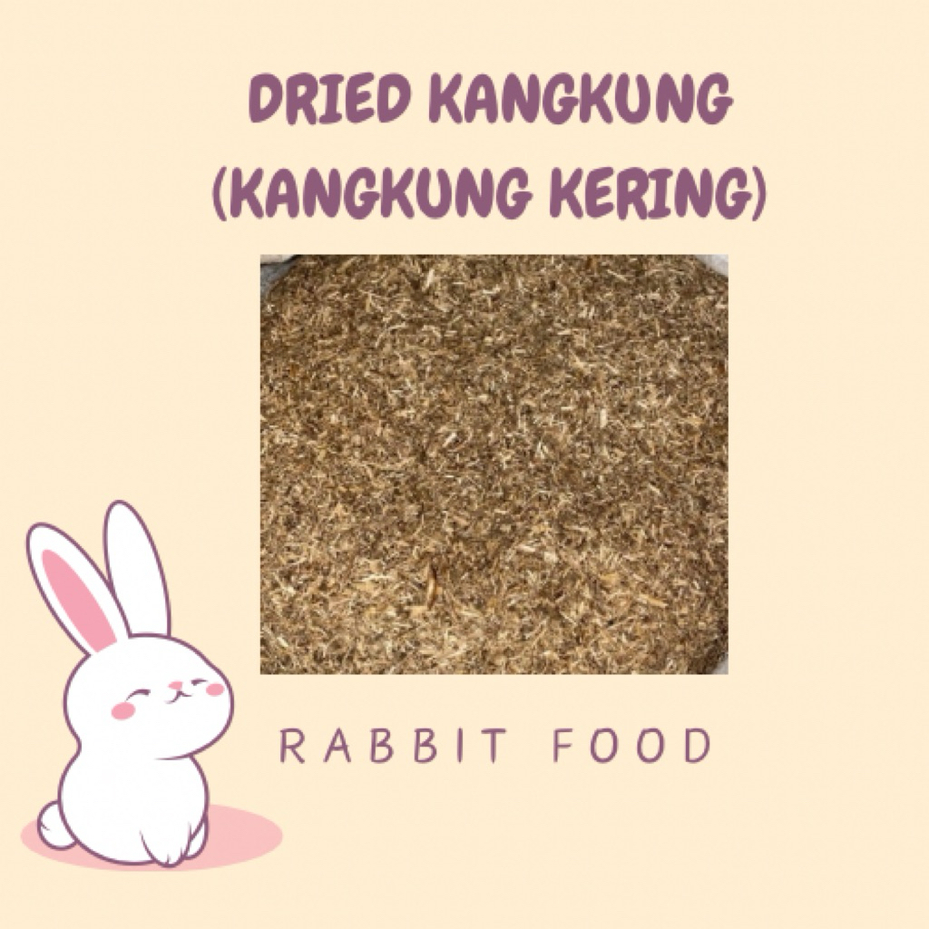 Pakan alternatif kelinci "kangkung kering" , lebih awet kemasan 10kg