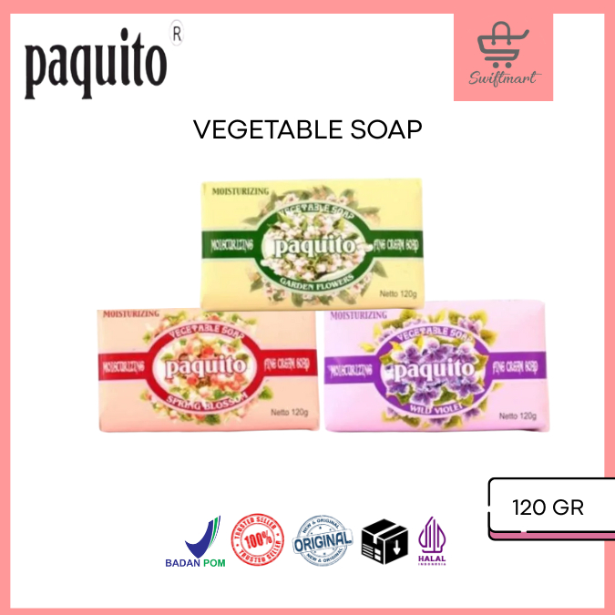 PAQUITO Vegetable Soap 120gr