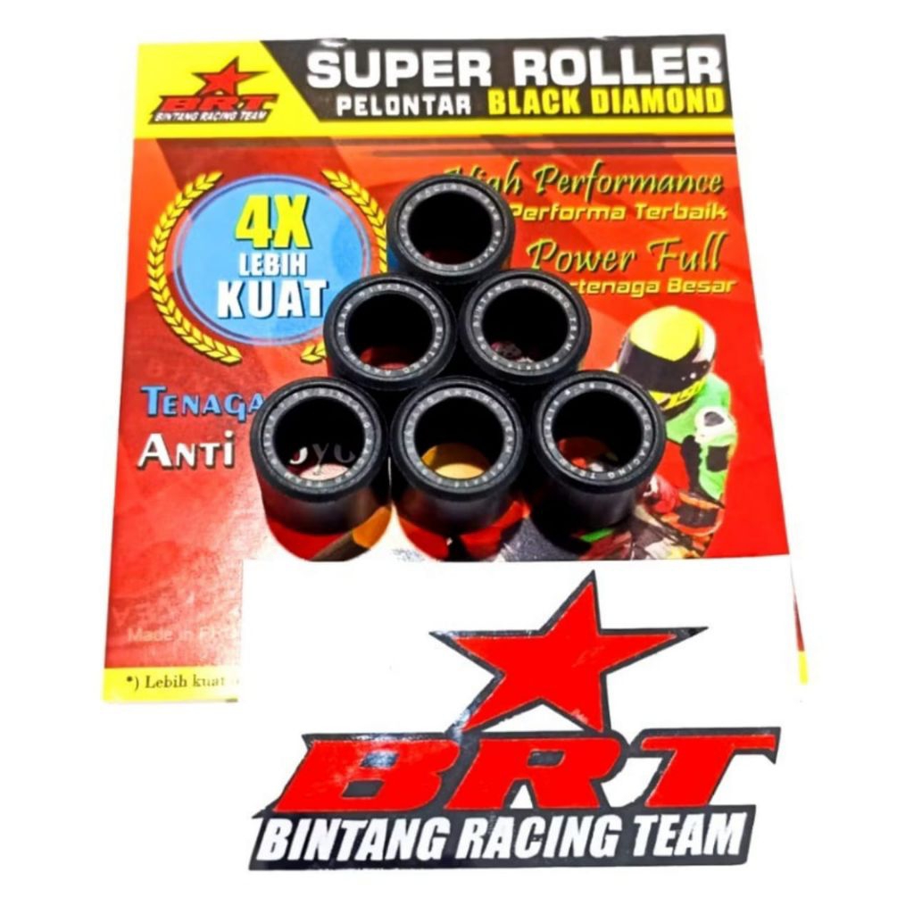 Roller Racing BRT BeAT Fi Pop BeAT Street Scoopy Spacy Vario Karbu Fi ESP Eceran Roller Black Diamon