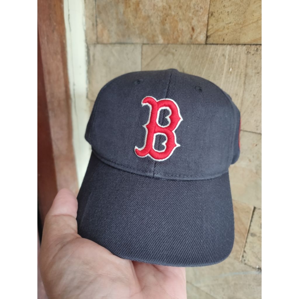 Topi Anak MLB Boston Red Sox Original Scnd Fashion Pria/Wanita