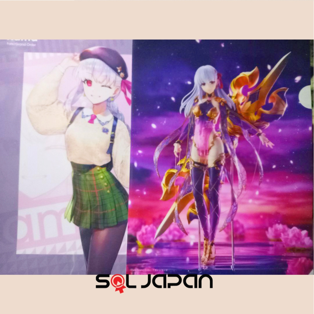 Fate Grand Order FGO Lawson Kadokawa KDColle RARE A4 Clearfile Clear File Assassin Kama