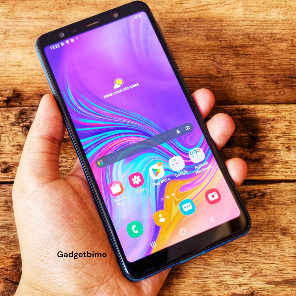 SAMSUNG A7 2018 4/64 SECOND RESMI NORMAL BERKUALITAS HARGA TERJANGKAU HP ANDROID NORMAL BERKUALITAS
