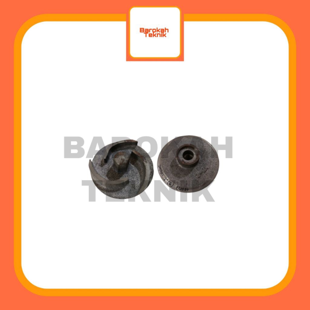 Impeler Alkon Pompa Air Sawah 2" / Kipas Pompa Irigasi 2 Inch Drat Lubang 20MM 3Daun / Impeler 2" Mo