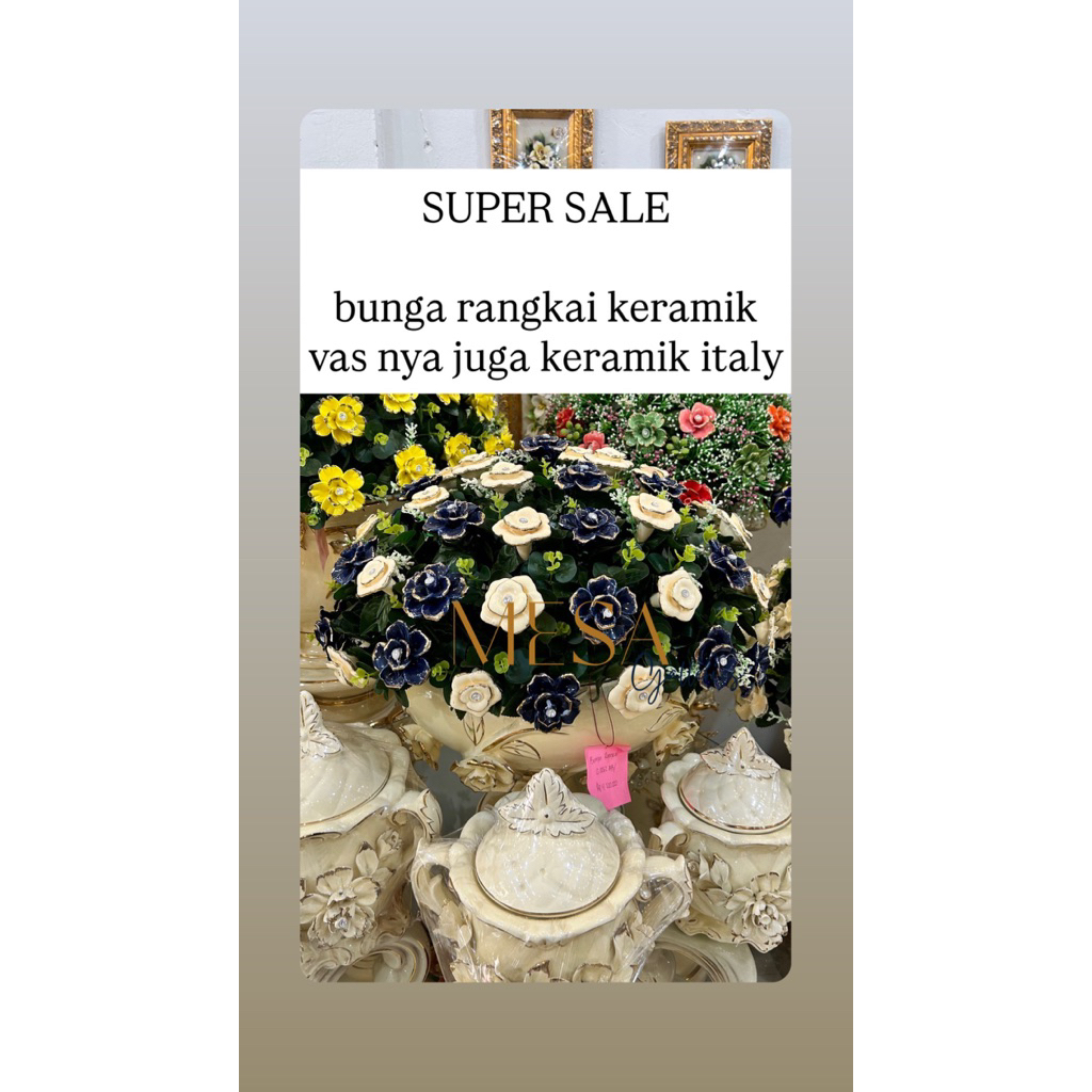 bunga capo keramik italy