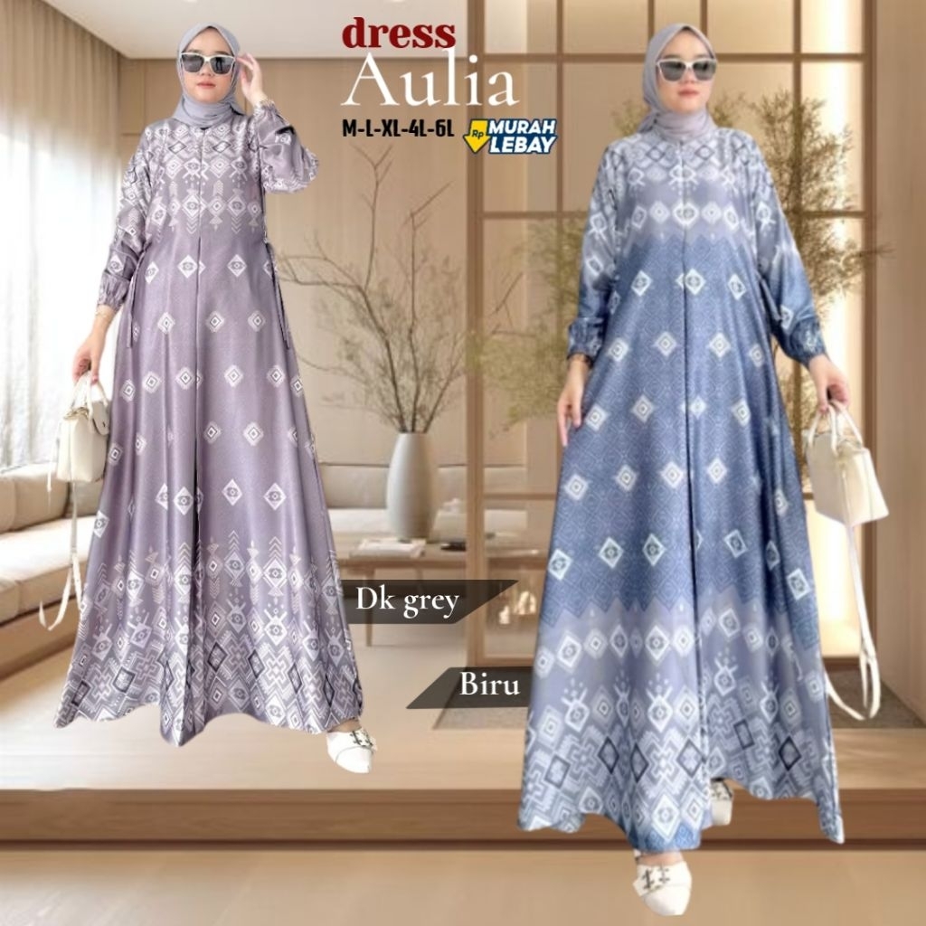 Gamis Pesta Silk Premium Terbaru Motif Bunga Mewah Elegan Bahan Armani Silk Premium