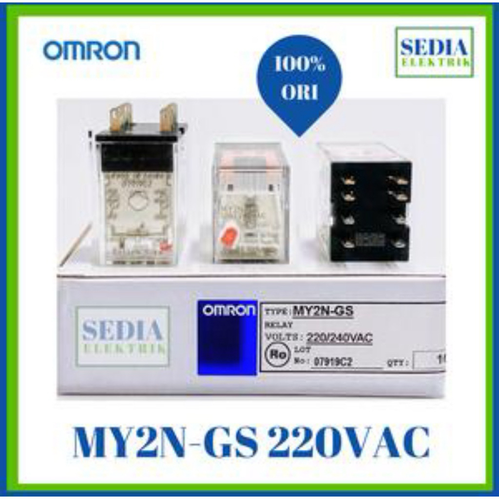Relay Omron MY2N-GS 220VAC Original