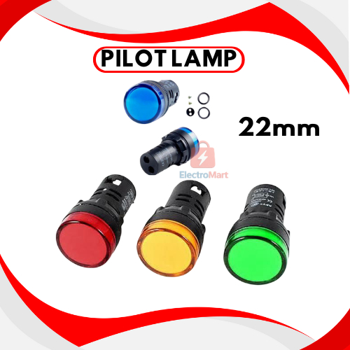 PILOT LAMP PANEL - LAMPU INDIKATOR - LAMPU PANEL - PILOT LAMP 22mm 220v - PILOT LAMP LED - Pilot Lam