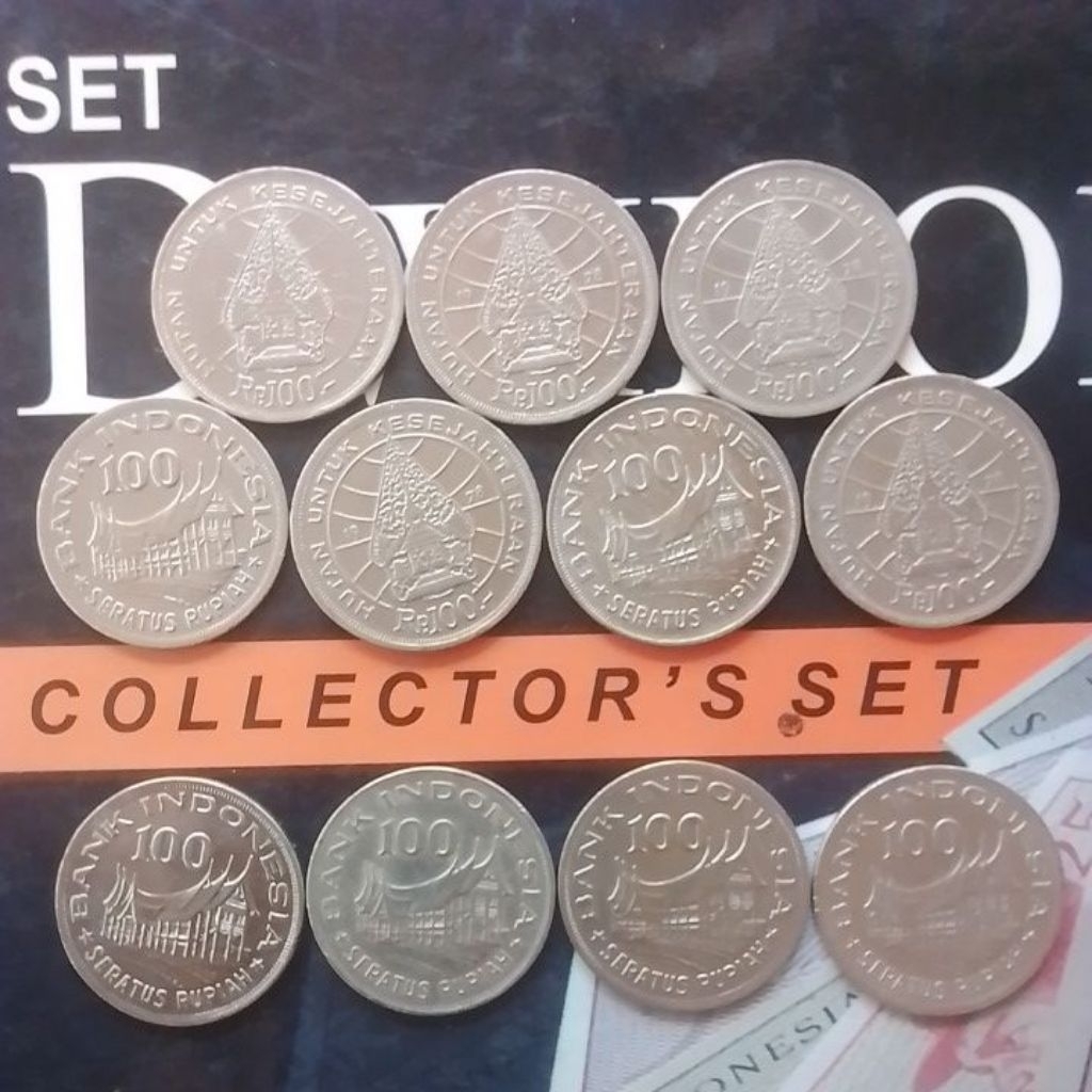 UANG KUNO KOIN 100 RUPIAH TIPIS TAHUN 1978