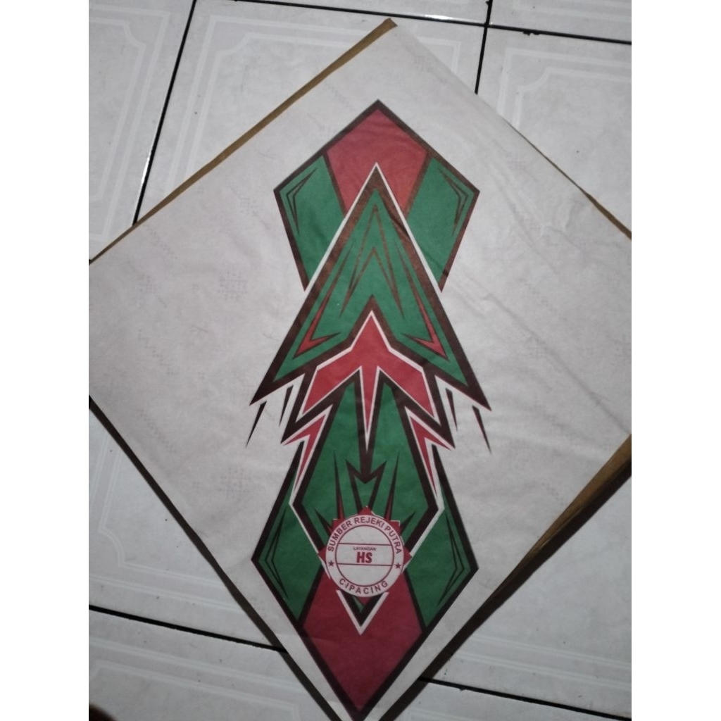 kertas layangan sukoi (bukan layangan jadi)uk58