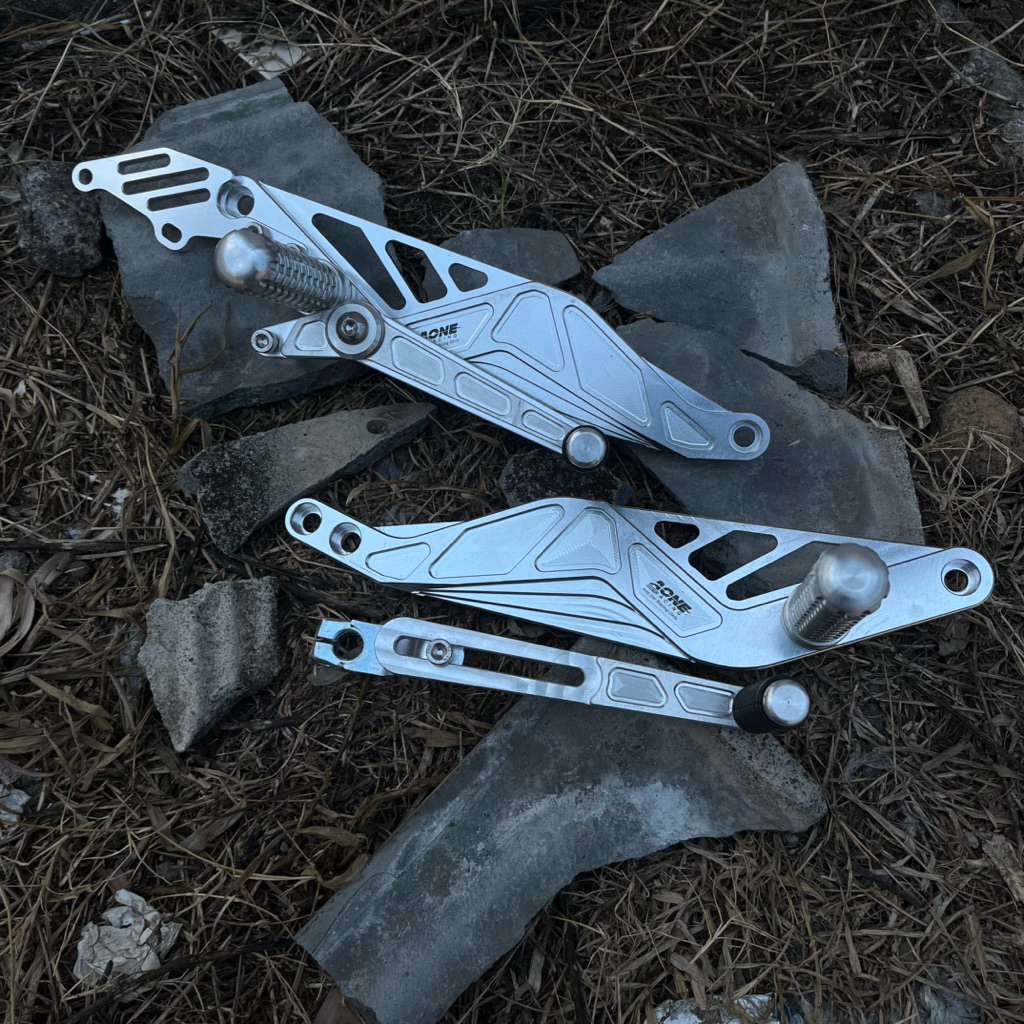 Footstep Underbone RoadRace Satria FU / FUFI Bahan Alumunium Original A-One (Free Sticker)