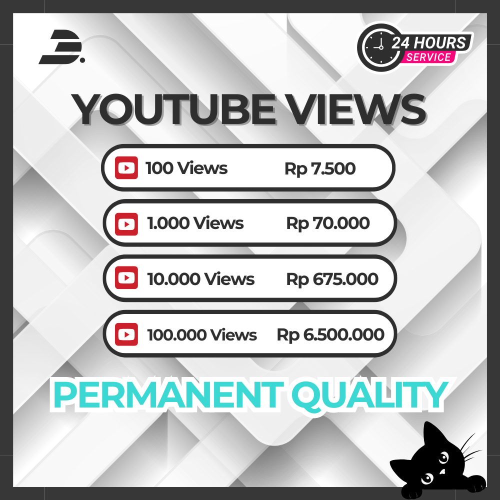 Views Permanent Youtube Real Aktif Viewer YT - HIGH QUALITY