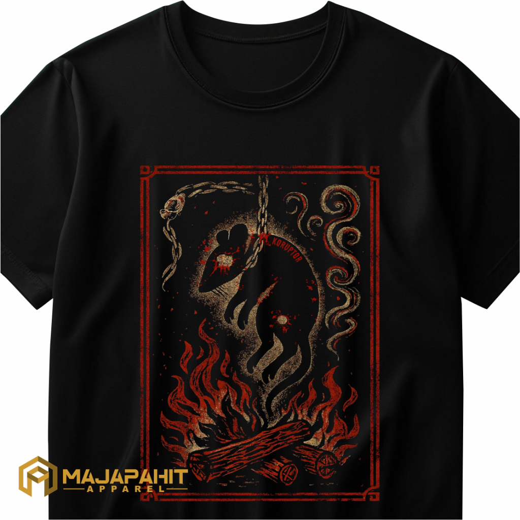 Kaos Aktivis Anti Korupsi MAJAPAHIT APPAREL