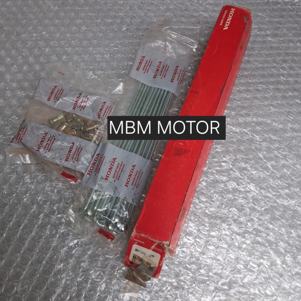 JARI JARI JARUJI VELG VELEG PELK RIM DEPAN HONDA WIN ORI AHM 1111 170 SPOKE SET RUJI ORIGINAL ASLI