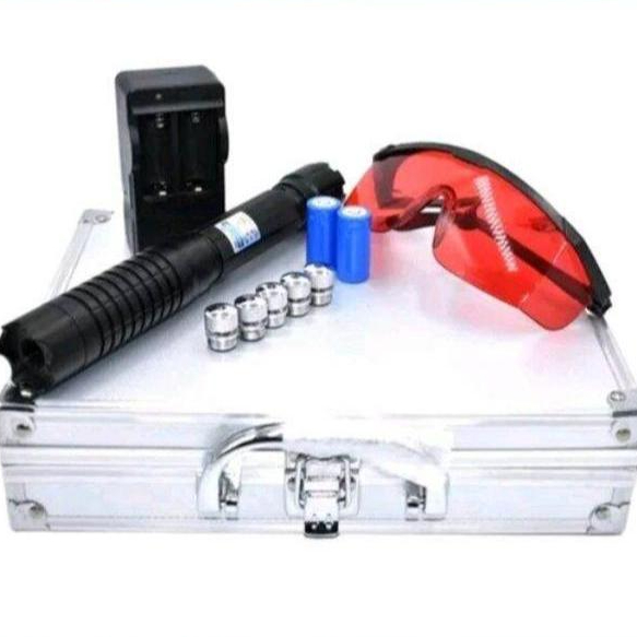 Blue Laser Pointer Bisa Bakar/Laser 50.000mw Laser Nelayan Berkualitas Bisa Bakar Kertas / Kardus / 