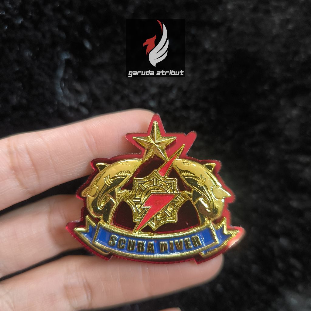 Wing Brevet Scuba SAR Brimob