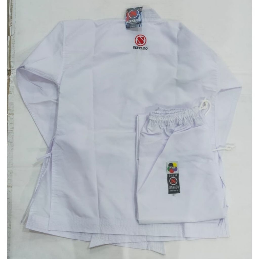Dogi/Baju karate Gi Senkaido Mastergi Kumite TQ3 Polos/Netral (100% Original)