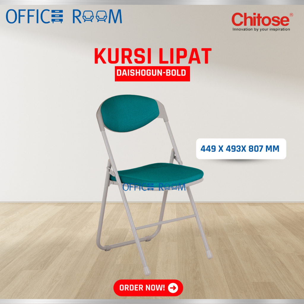 Kursi Lipat / Kursi Kerja / kursi Chitose DAISHOGUN BOLD