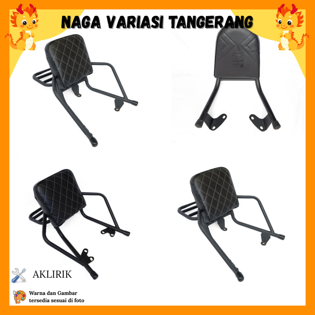 SANDARAN SENDERAN JOK BELAKANG MOTOR ALL BEAT STREET DELUXE FI KARBU SENDERAN JOK MOTOR SCOOPY NMAX 