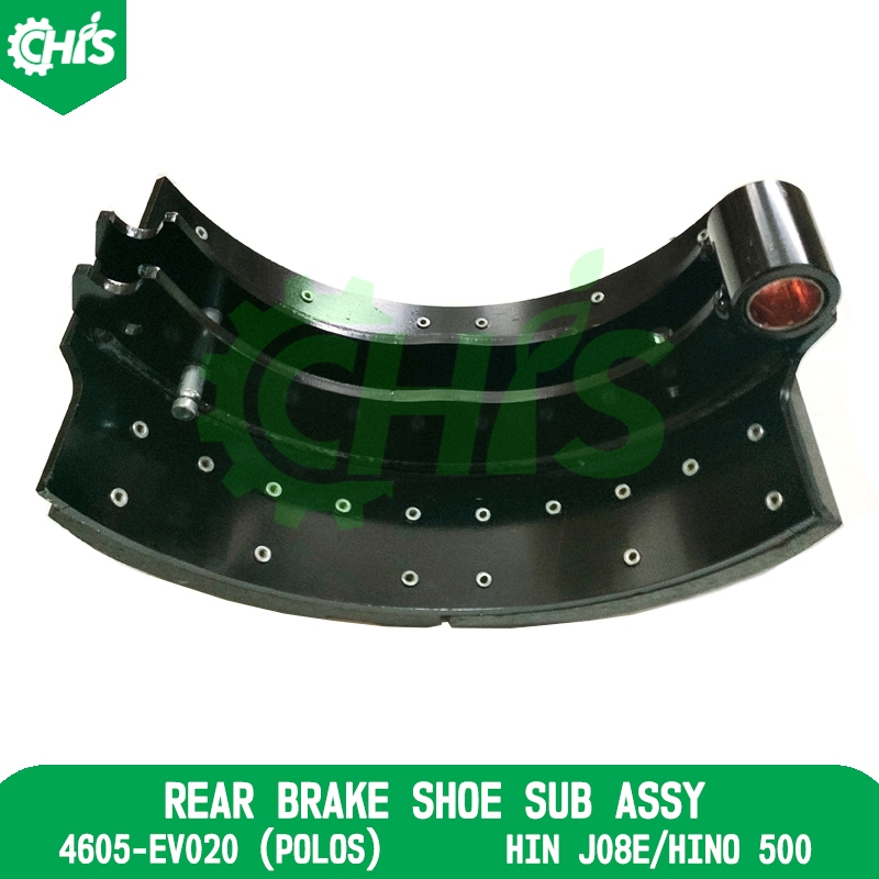 Brake Shoe Rear Sepatu Kampas Rem Belakang HINO J08E/HINO 500 S4606-EV020 (POLOS) 1 SET=2 PCS