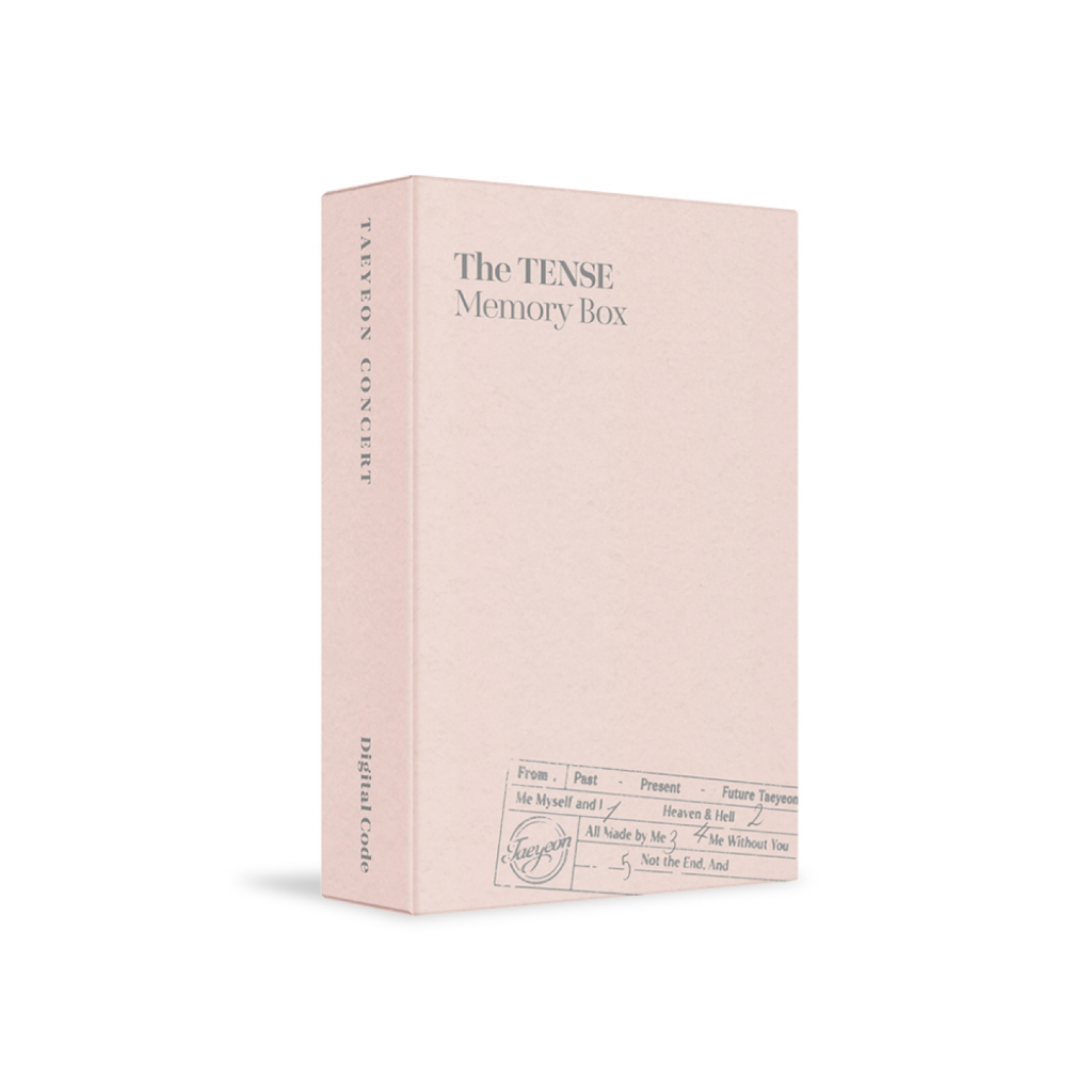 [DP ONLY/BACA DESK] TAEYEON - TAEYEON CONCERT The TENSE Memory Box Digital Code