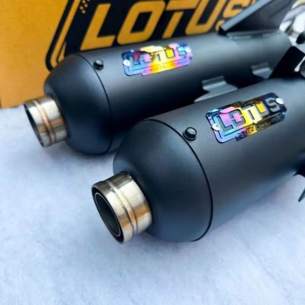 KNALPOT STANDAR RACING LOTUS TERMURAH ORIGINAL KNALPOT TSUKIGI STANDAR RACING MATIC MONCONG SHIJIRO 