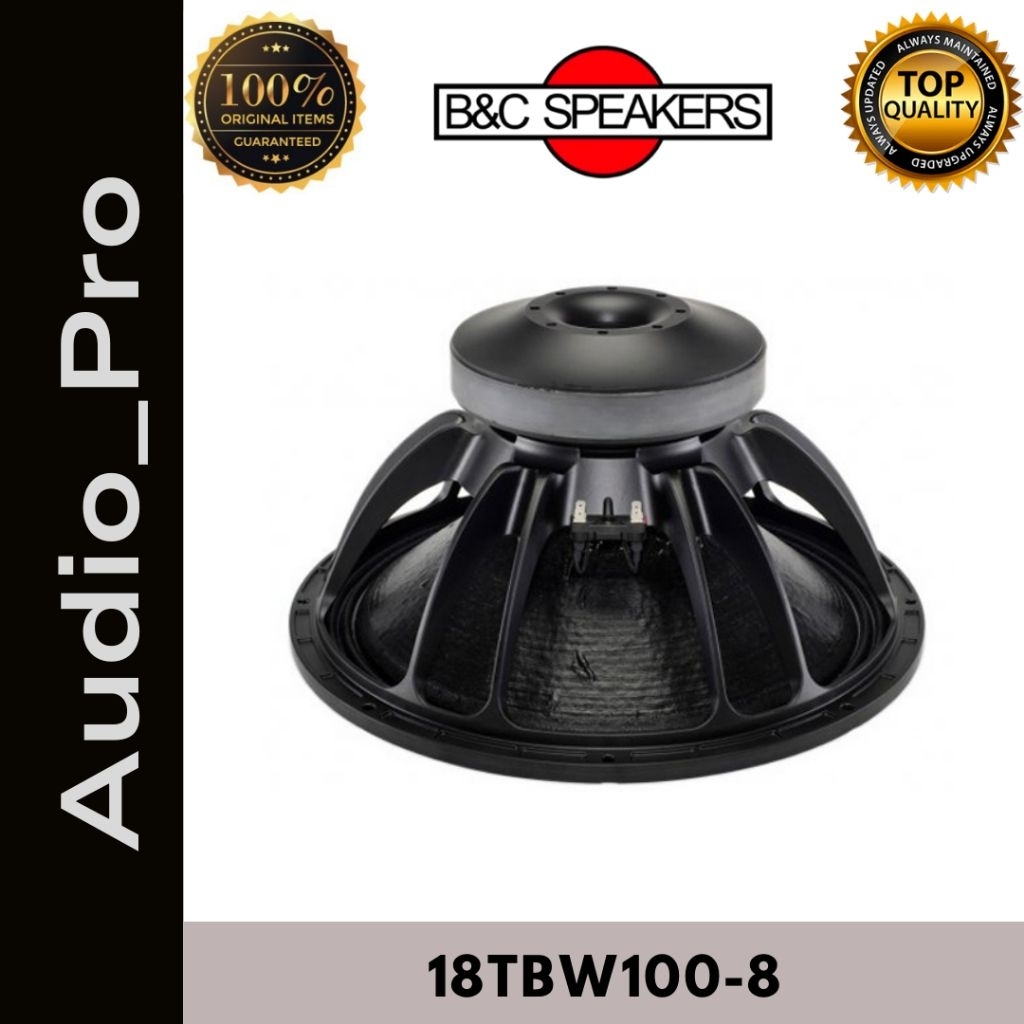 SPEAKER KOMPONEN BNC 18TBW100 8ohm BNC SPEAKERS