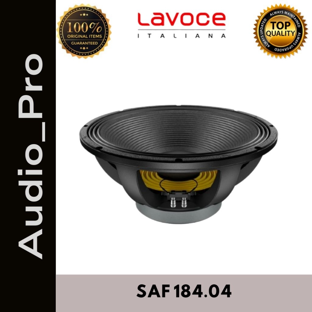 SPEAKER KOMPONEN LAVOCE SAF 184.04 18inch WOOFER LAVOCE SPEAKER