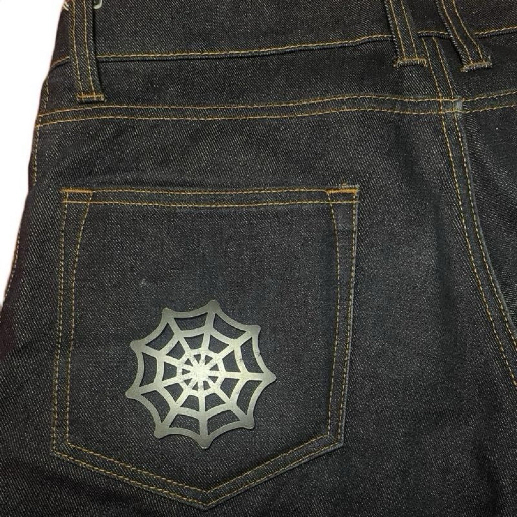 Aksesoris Celana Raw Denim Back Pocket Fading | Alat Buat Cetakan Fading Saku Kantong Celana Raw Den