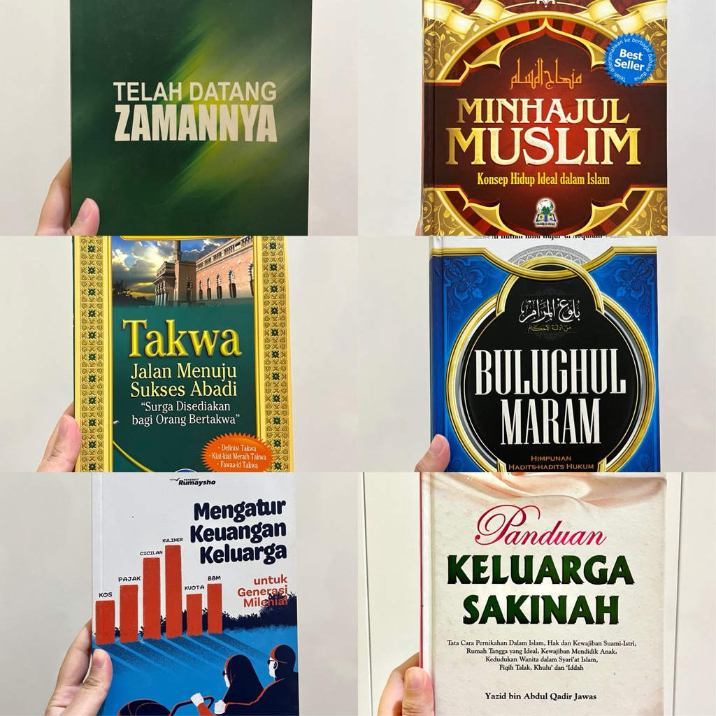Preloved Buku Sunnah Salaf Telah Datang Zamannya, Minhajul Muslim, Bulughul Maram, Dll.