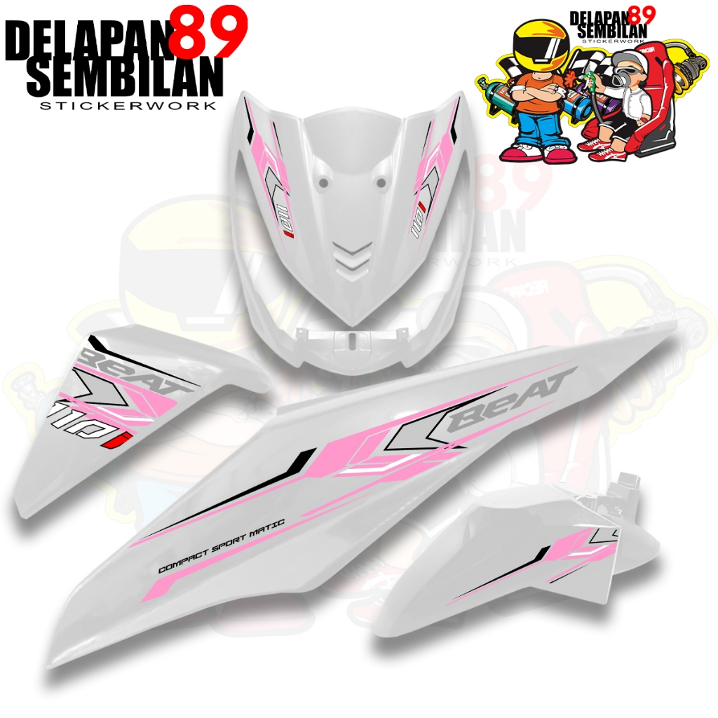 STRIPING BEAT FI TRANSPARAN  MOTIF VIETNAM STYLE  HONDA BEAT FI