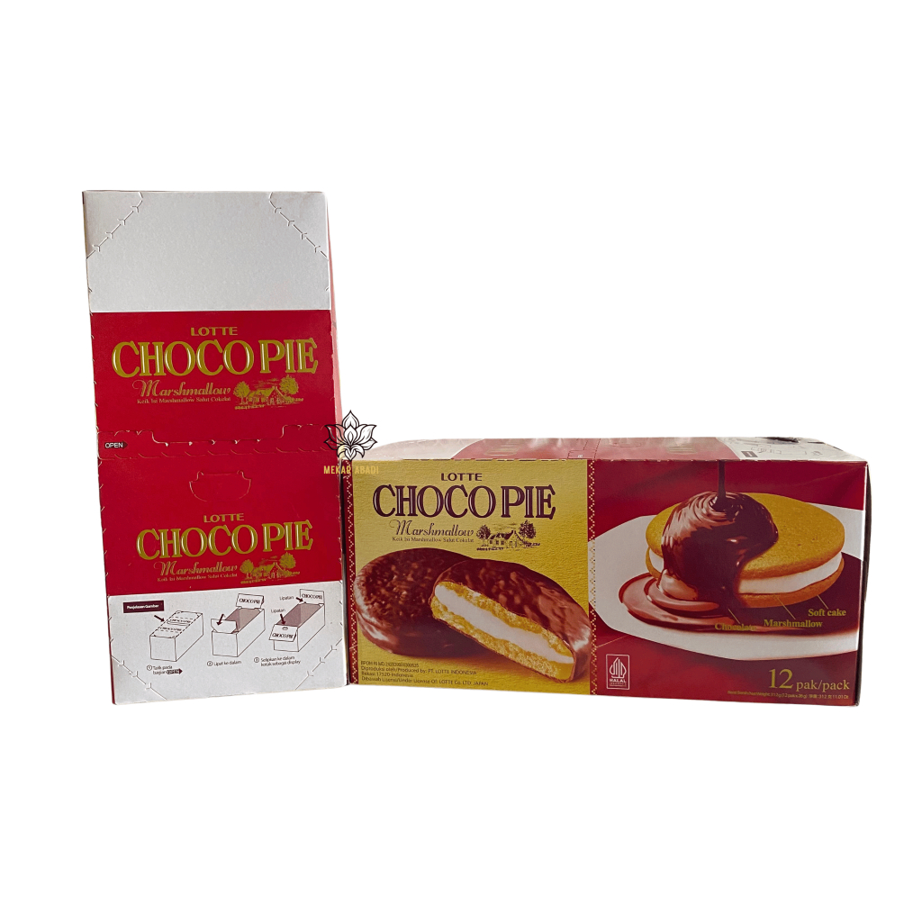 Lotte Choco Pie | Choco Pie Marshmallow |  Choco Pie Box 12