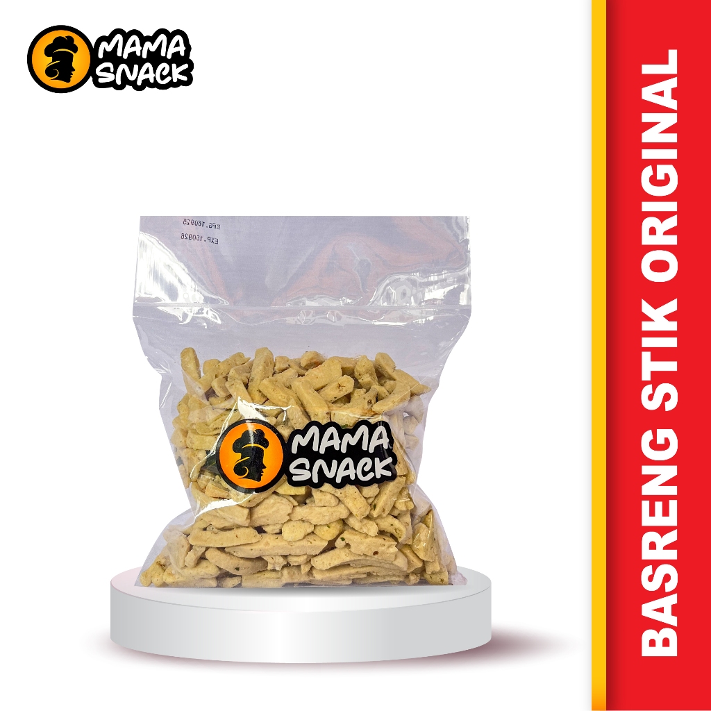 Mama Snack - Snack Basreng Idola Stik Ori 400gr / Cemilan Basreng Stik Gurih