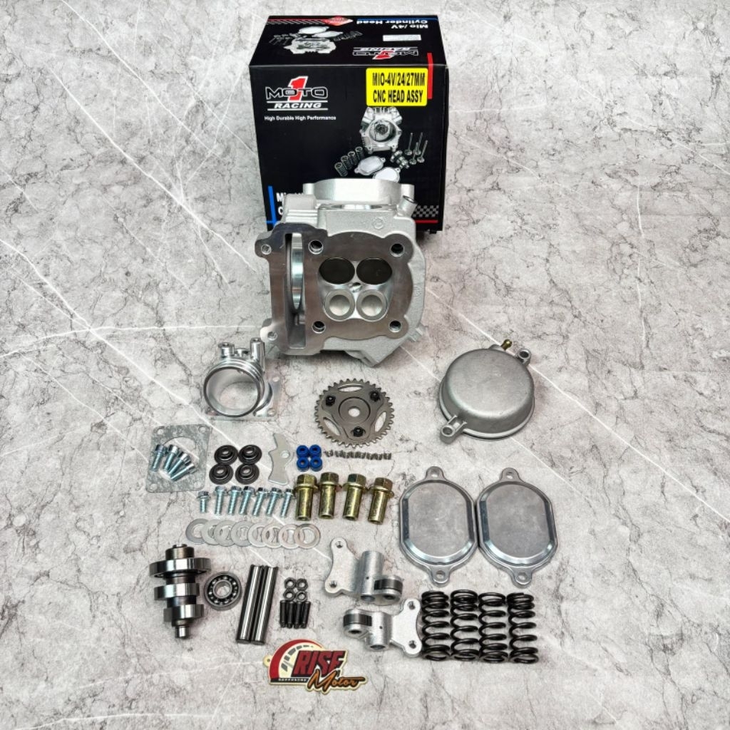 BLOK HEAD MOTO 1 MIO 4 KLEP 27 24 PELATUK ROLLER