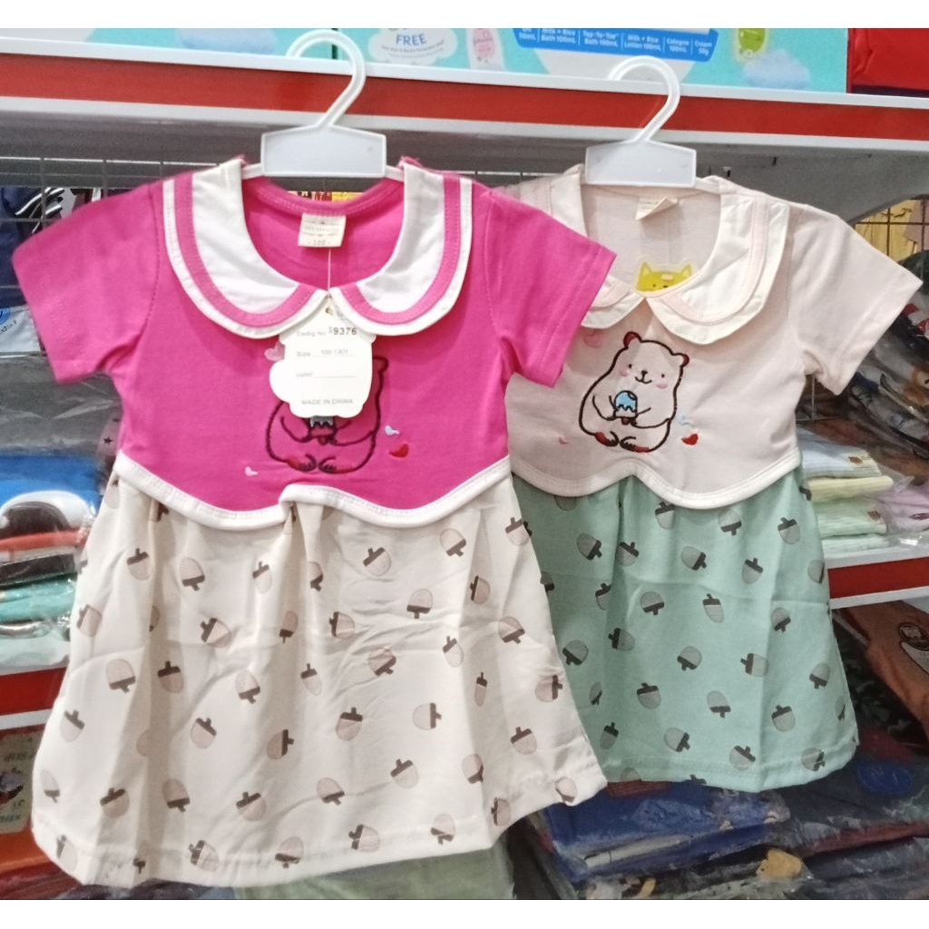 SenSen Kids Dress Gambar Kucing