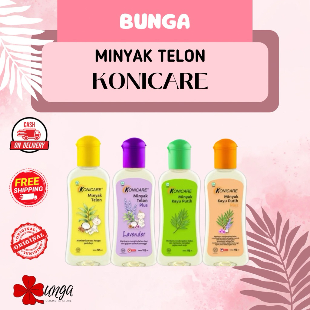 BUNGA - Minyak Telon Konicare / Konicare Minyak Telon / Konicare Minyak Kayu Putih