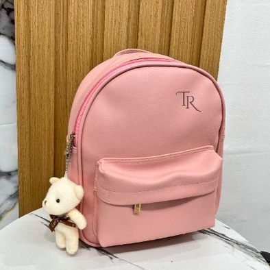 ZENNY Tas Ransel Wanita Mini/Tas Gendong/Tas Punggung Wanita/Tas Kuliah Kekinian free gantungan BONE
