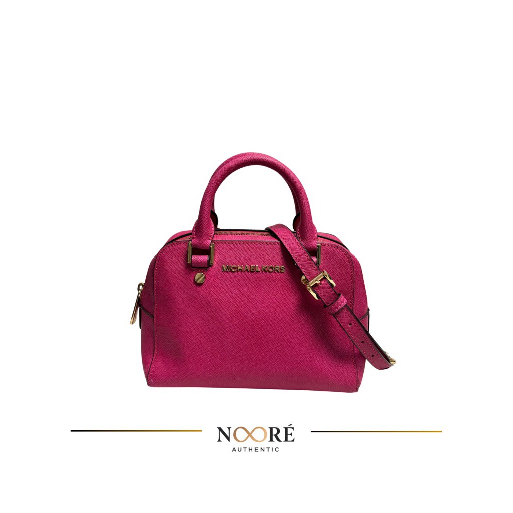 MK cindy dome satchel