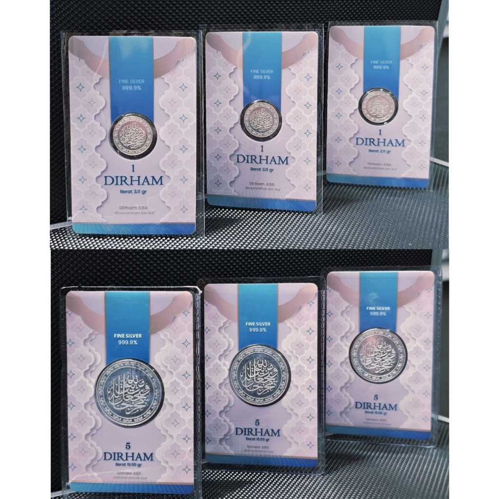 Perak Dirham Silverium 1 Dirham / 5 Dirham – Fine Silver 999,9%
