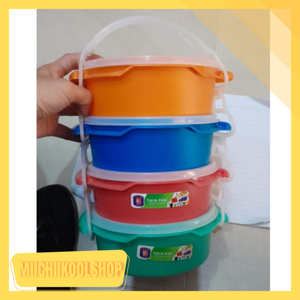 [TWIN PAN] RANTANG PLASTIK BULAT WARNA WARNI