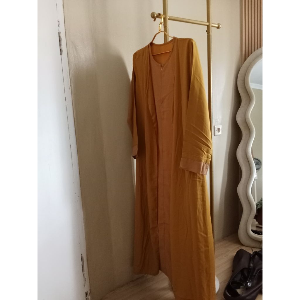 (Preloved) TURUN HARGA Dress Mustard/Gamis Muslimah