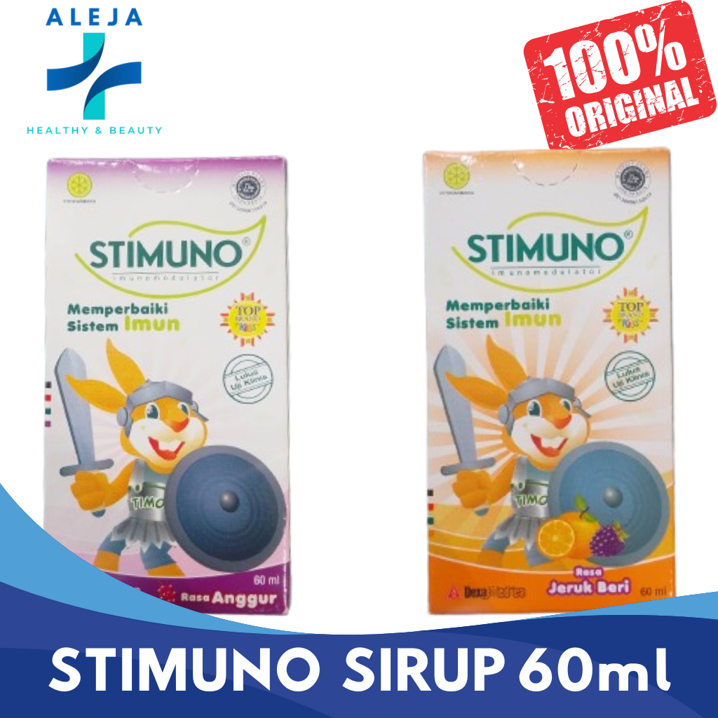 Stimuno Sirup | Vitamin Anak rasa Jeruk dan Anggur