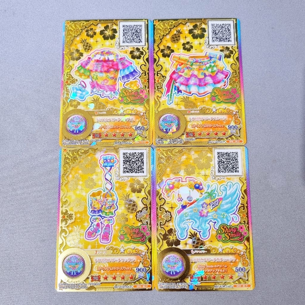 Kartu Card Aikatsu Stars Roulette Yuzu Tropical Beach Coord Rare Original Asli Japan Jepang