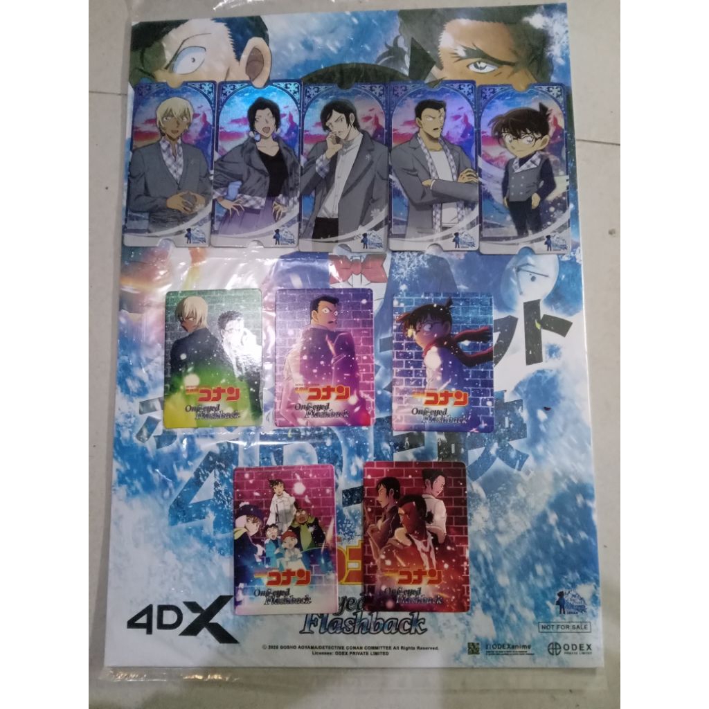 Detective Conan One eyed Flashback Box Pop corn ,Collectible Ticket ,Poster 4dx CGV