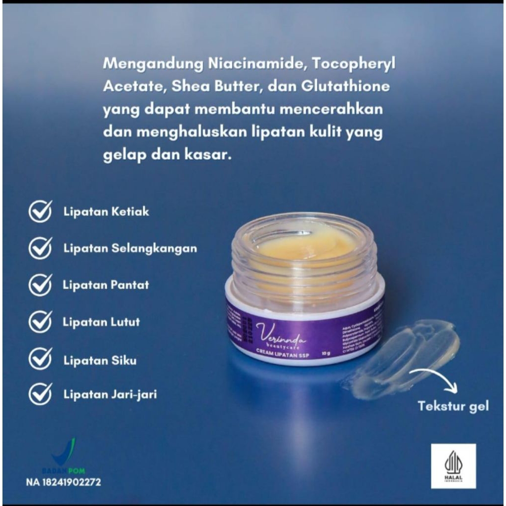 SSP cream lipatan/pemutih lipatan/cream pemutih/cream pemutih ketiak