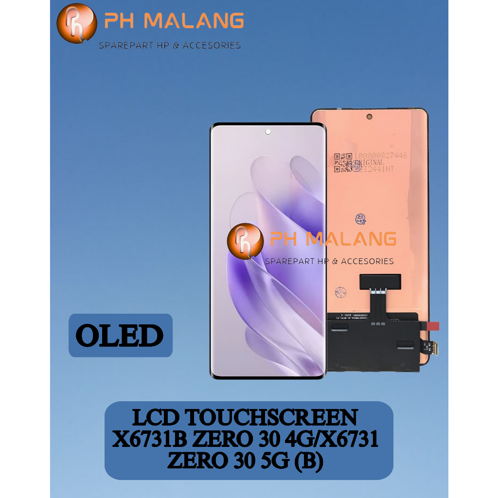 pulauhp _part Lcd X6731B / X6731 / ZERO 30 5G / ZERO 30 4G & Touchscreen