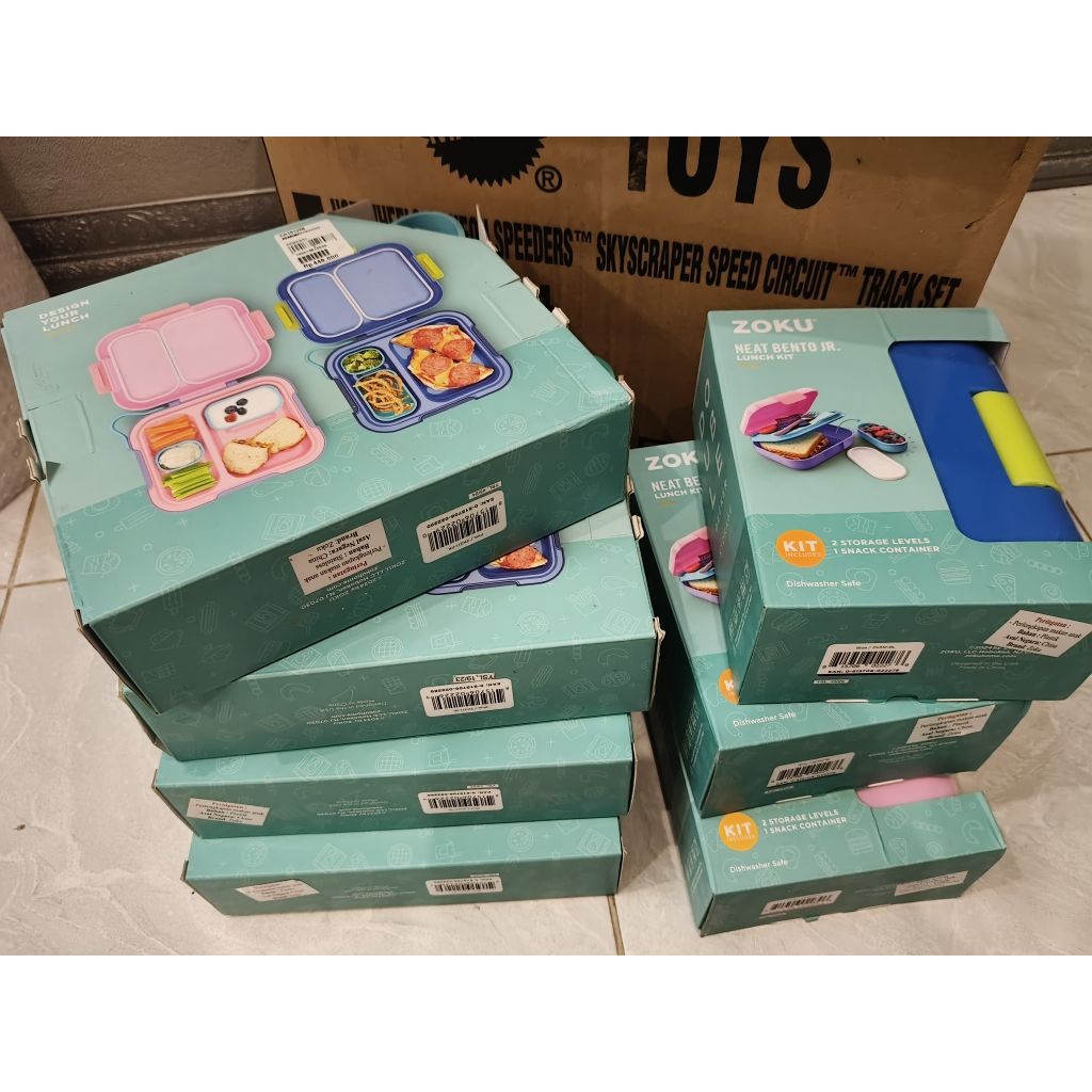 zoku bento neat lunchbox ukuran small